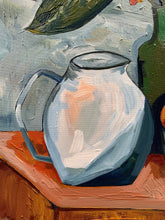 Load image into Gallery viewer, White Jug &amp; Oranges